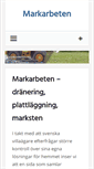 Mobile Screenshot of markarbeten.net