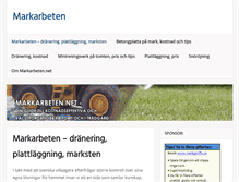 Tablet Screenshot of markarbeten.net